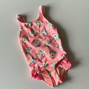 H&M girls unicorn one piece size 1 1/2 - 2
